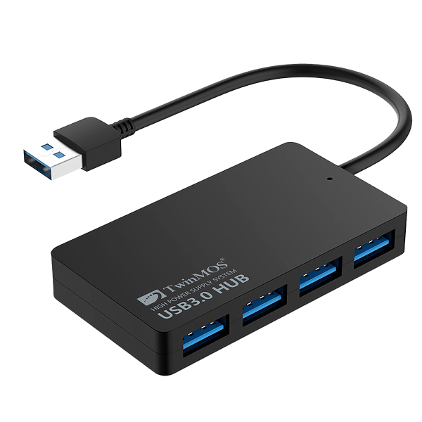 TwinMOS 4 Port USB3.0 Hub - EzeeHUB 34L-M