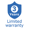 3 Year Limited Warranty